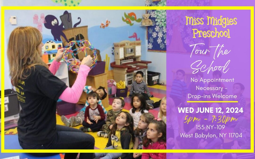 Open House on Wednesday June 12, 2024 at Miss Midgie’s Preschool